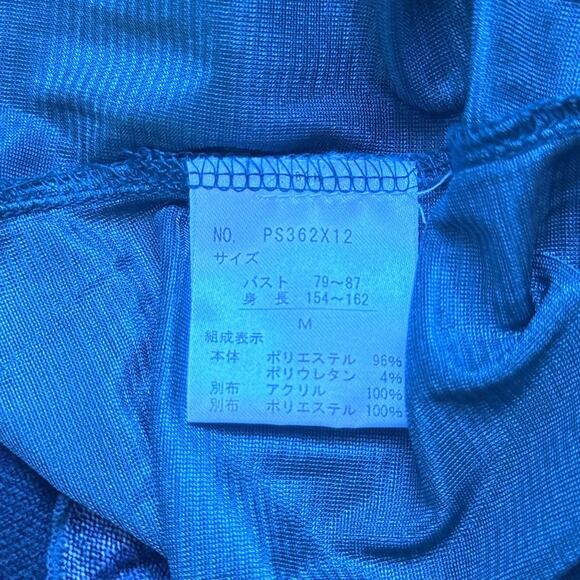 J-fashion Axes Femme Gyaru Kawaii Turquoise Fur Trimmed Sweater Dress M - Picture 10 of 10